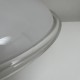 Plafonnier vintage en verre opalin Saturne Leucos 1970 Italie