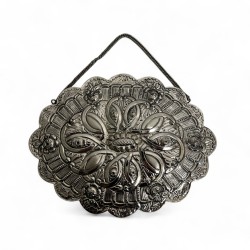 Miroir de mariage ottoman dinanderie argent 900 Turquie