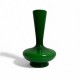 Vase style scandinave vintage retro Vert opaline cased glass