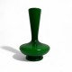 Vase style scandinave vintage retro Vert opaline cased glass
