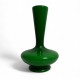 Vase style scandinave vintage retro Vert opaline cased glass