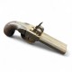 Pistolet ancien a percussion double canon octogonaux 19e XIXe Categorie D2 Vente Libre +18 ans