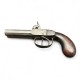 Pistolet ancien a percussion double canon octogonaux 19e XIXe Categorie D2 Vente Libre +18 ans