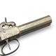Pistolet ancien a percussion double canon octogonaux 19e XIXe Categorie D2 Vente Libre +18 ans
