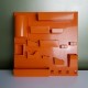 Panneau de rangement mural plastique orange DLG Becker Maurer