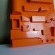 Panneau de rangement mural plastique orange DLG Becker Maurer