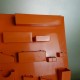 Panneau de rangement mural plastique orange DLG Becker Maurer