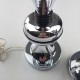 Paire de lampe de chevet chrome