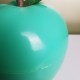 Pomme plastique turquoise seau à glaçons vintage