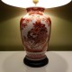 PIed de lampe en porcelaine Japonaise à décor Imari style XIXe