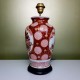 PIed de lampe en porcelaine Japonaise à décor Imari style XIXe