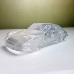 Miniature Porsche 911 cristal Hofbauer vintage Presse papier