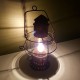 Lampe Lanterne marine en cuivre avec globe cage grillagé