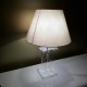 Pied de lampe carré  en altuglass vintage David Lange