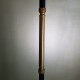 Lampadaire tripode noir satiné et doré piètement boules années 50/60 vintage