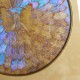 Cadre décor ailes de véritables papillons bleus Morpho