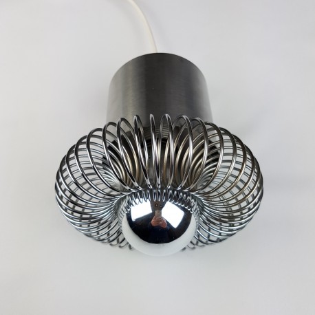 Lustre ressort chrome DLG Andrea Lazzari pour Morisini