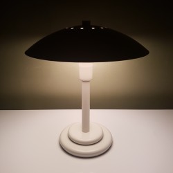 Lampe champignon blanche vintage Aluminor