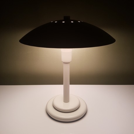 Lampe champignon blanche vintage Aluminor