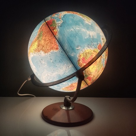 Globe terrestre lumineux magnum DUO 77 cm