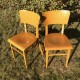 Duo de chaises bistrot Thonet