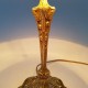 Lampe en bronze style époque Art Nouveau Jugenstil DLG Leleu