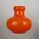 Suspension globe en opaline orange vintage