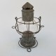 Lampe Lanterne marine en cuivre avec globe cage grillagé
