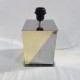 PIed Lampe carré inox laiton an 70 80 design vintage  DLG WIlly Rizzo
