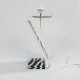 PIed de lampe Z Zebre blanc Design Altuglass