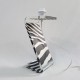 PIed de lampe Z Zebre blanc Design Altuglass