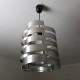 Suspension en lamelles d'aluminium brossé Max Sauze