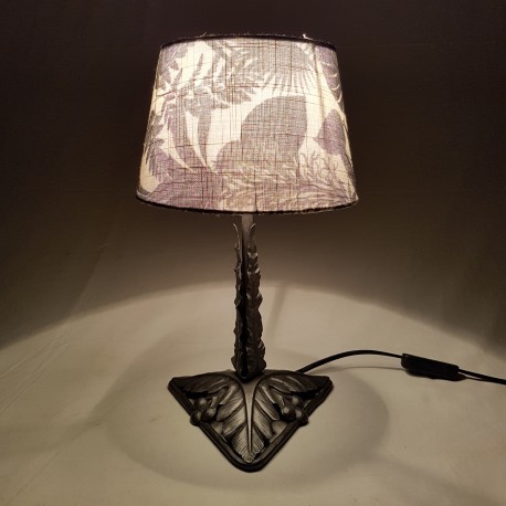 Lampe Art Nouveau en fer forgé