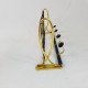 Porte manteau vestaire scoubidou doré