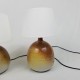 Paire de lampes de Chevet en céramique Les Cyclades Roland Zobel