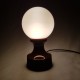 Lampe de chevet pied tulipe marron