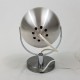 Lampe de chevet Eye Ball vintage en alu brossé