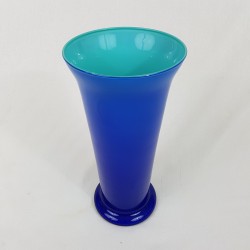 Grand vase en opaline 2 couleurs