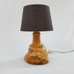 Lampe en bois forme libre dans le style de Alexandre Noll