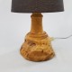 Lampe en bois forme libre dans le style de Alexandre Noll