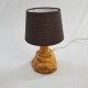 Lampe en bois forme libre dans le style de Alexandre Noll