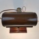 Lampe de bureau style banquier en bakelite marron Altas Appliance Brooklin