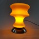 Lampe de style vintage globe en opaline orange