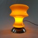 Lampe de style vintage globe en opaline orange