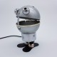 Lampe de chevet ambiance space age vintage robot métal Setco