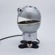 Lampe de chevet ambiance space age vintage robot métal Setco