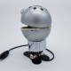 Lampe de chevet ambiance space age vintage robot métal Setco