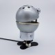 Lampe de chevet ambiance space age vintage robot métal Setco