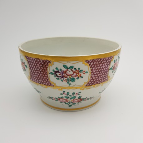 Cache pot porcelaine décor Edme Samson décor chine japon époque 19e