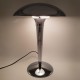 Lampe champignon en métal chromé de style art déco